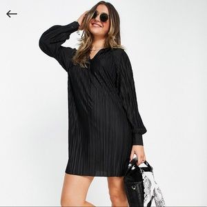 ASOS Design plisse shirt dress